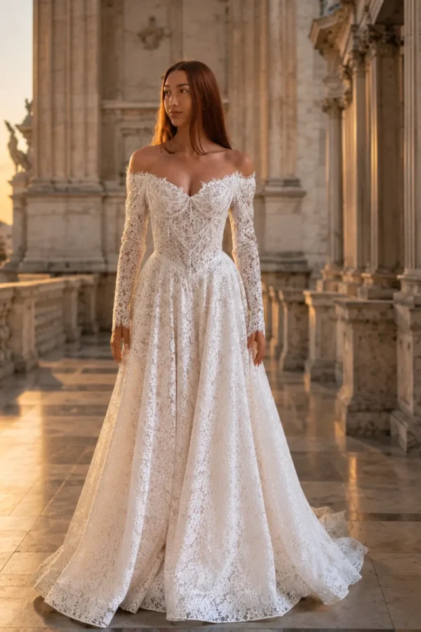 YD18340 Abito sposa YD18340 - Yedyna